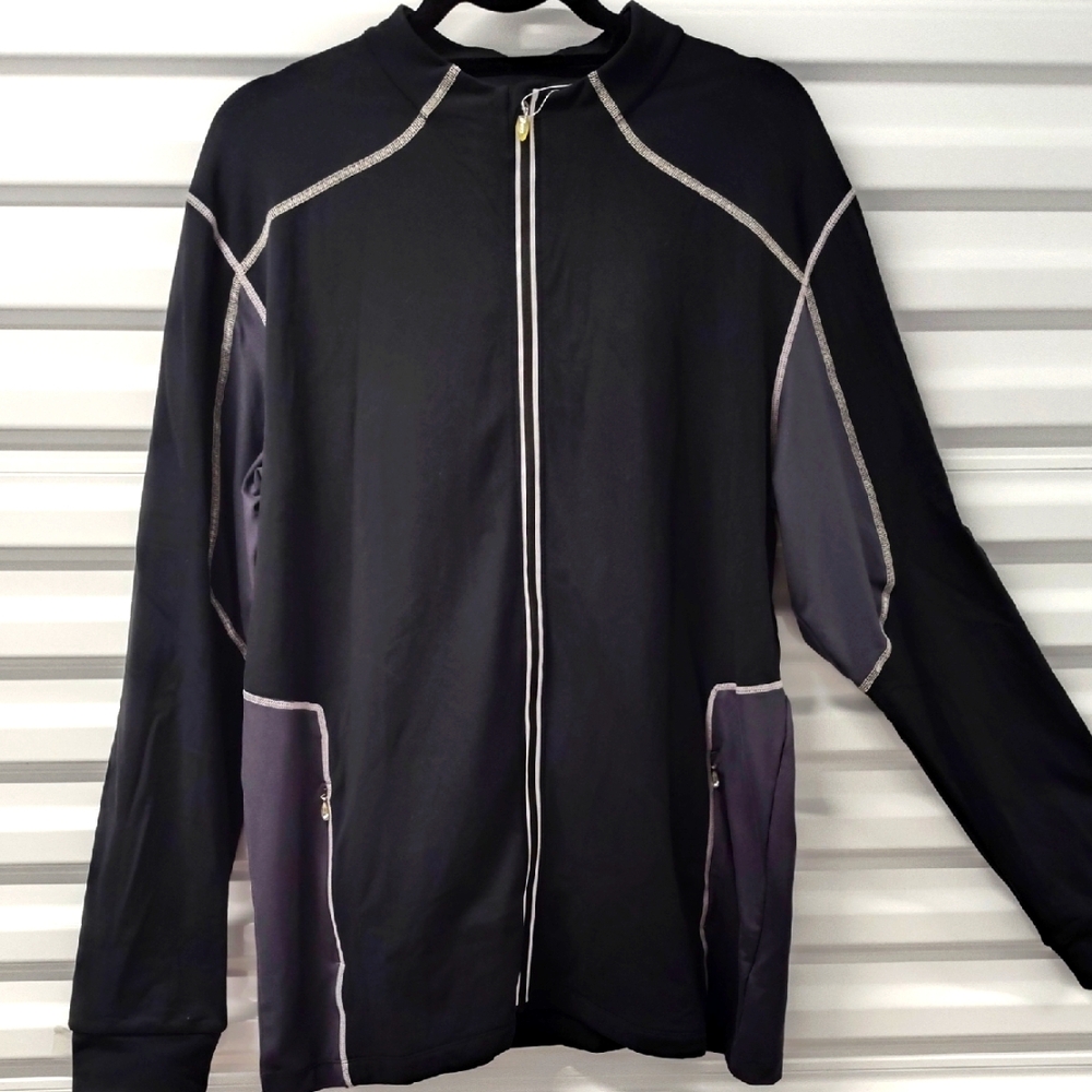 ASICS *NWT*MEN'S XL LITE SHOW JACKET-BLACK- FULL ZIPPER NEW